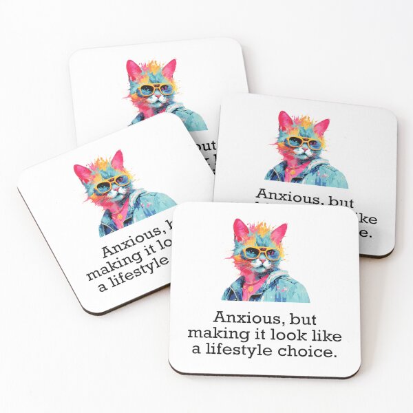 Item preview, Anxious, but making it look like a lifestyle choice. designed and sold by Creative jiffy.