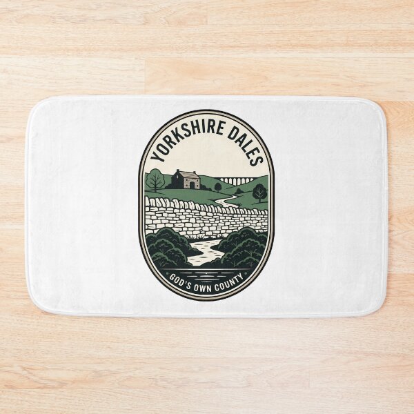 Item preview, Yorkshire Dales God's Own County Vintage Badge designed and sold by k3rstman1.