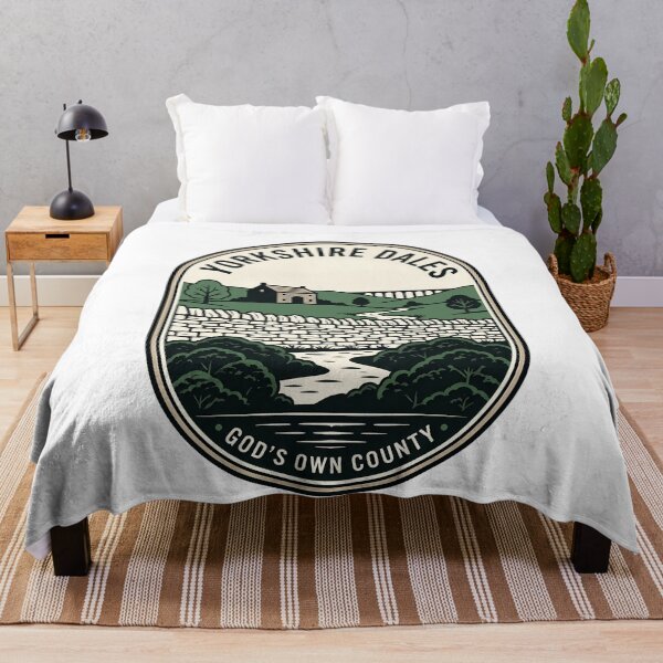 Item preview, Yorkshire Dales God's Own County Vintage Badge designed and sold by k3rstman1.