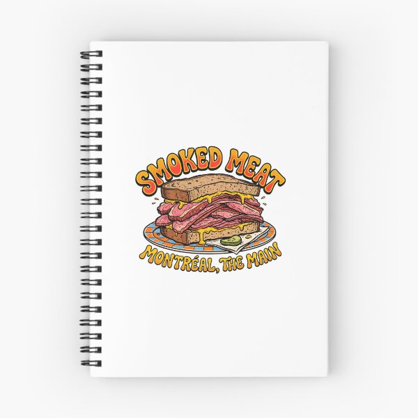 Item preview, Montreal Smoked Meat Sandwich The Main Retro Pop Art Foodie designed and sold by Fenay Designs.