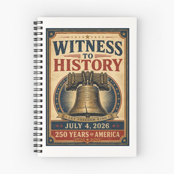 Item preview, Witness to History July 4 2026 America 250 Years Tee designed and sold by Fanverse Merchandise.