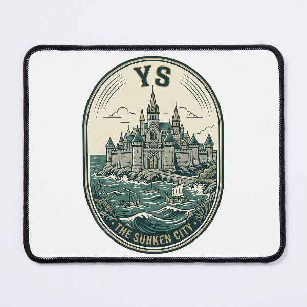 Item preview, Ys The Sunken City Vintage Mythological Badge designed and sold by k3rstman1.