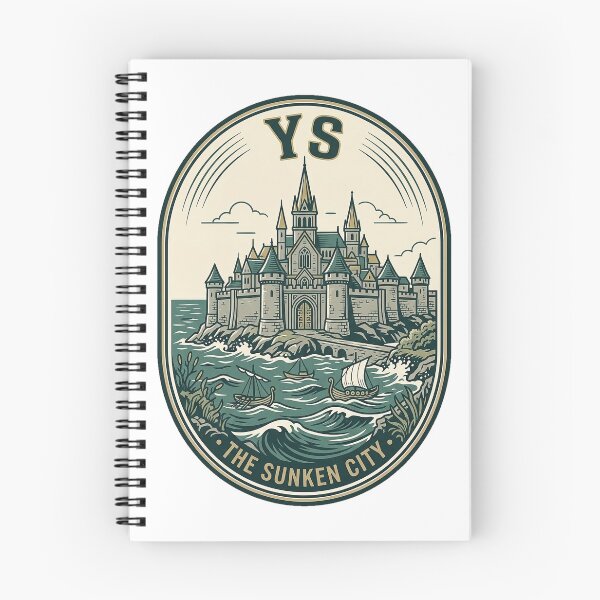 Item preview, Ys The Sunken City Vintage Mythological Badge designed and sold by k3rstman1.