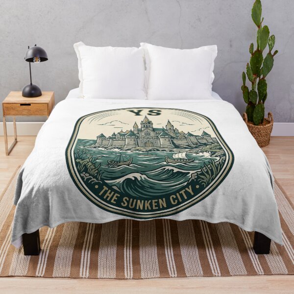 Item preview, Ys The Sunken City Vintage Mythological Badge designed and sold by k3rstman1.