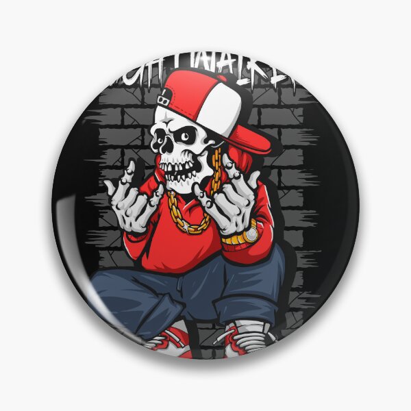 Item preview, Nightwalker Skeleton Streetwear – Hip Hop Skull Graffiti Urban Graphic Design designed and sold by DERA RAY.