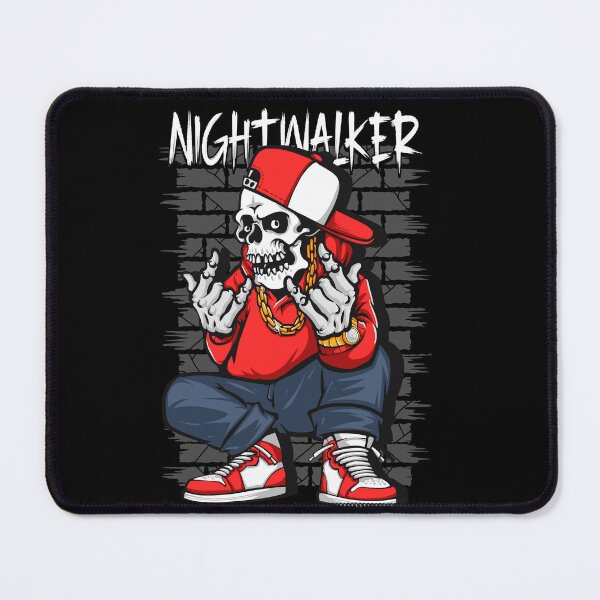 Item preview, Nightwalker Skeleton Streetwear – Hip Hop Skull Graffiti Urban Graphic Design designed and sold by DERA RAY.