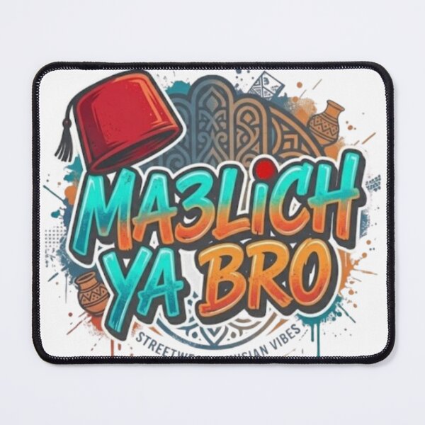 Item preview, Ma3lich Ya Bro - Tunisian Streetwear Style designed and sold by Salma.Store.