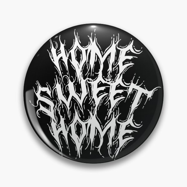 Item preview, Home Sweet Home Death Metal Logo Heavy Metal Gift designed and sold by Concrete Crown.