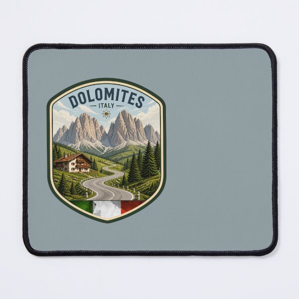 Item preview, Dolomites Mountains Italy Dolomiti Italia Sticker T-Shirt 03 designed and sold by OuterShellUK.