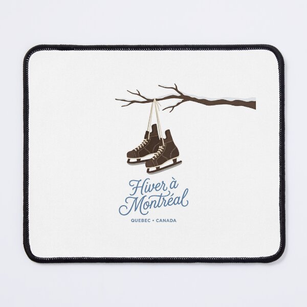 Item preview, Hiver a Montreal Winter Ice Skates Quebec Canada designed and sold by Fenay Designs.