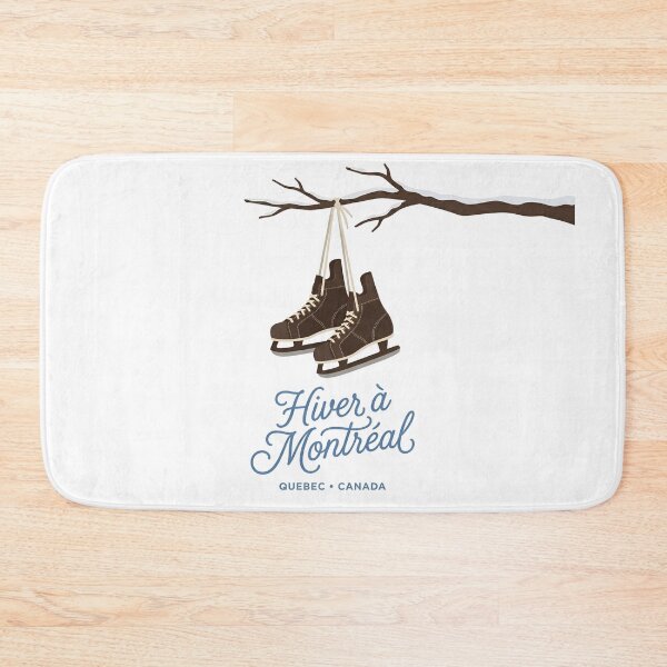 Item preview, Hiver a Montreal Winter Ice Skates Quebec Canada designed and sold by Fenay Designs.