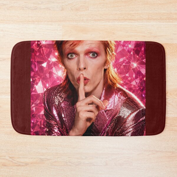 Item preview, David Bowie  Pink Diamond “Shhh” Glam Portrait designed and sold by LuluLeb.
