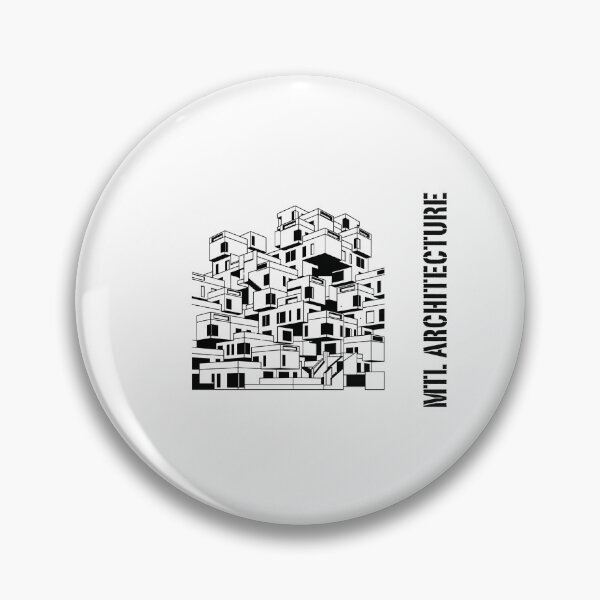 Item preview, Montreal Architecture Minimalist Geometric Line Art designed and sold by Fenay Designs.