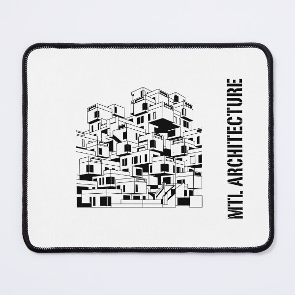 Item preview, Montreal Architecture Minimalist Geometric Line Art designed and sold by Fenay Designs.