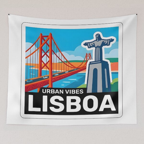 Item preview, Lisbon Portugal Bridge and Christ the King designed and sold by Paulocdias.