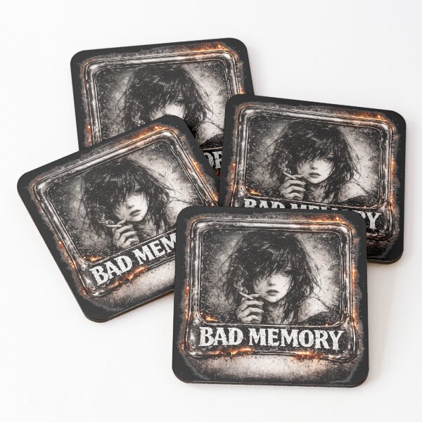 Item preview, Bad Memory Grunge Aesthetic Graphic Design designed and sold by Sksticker991.