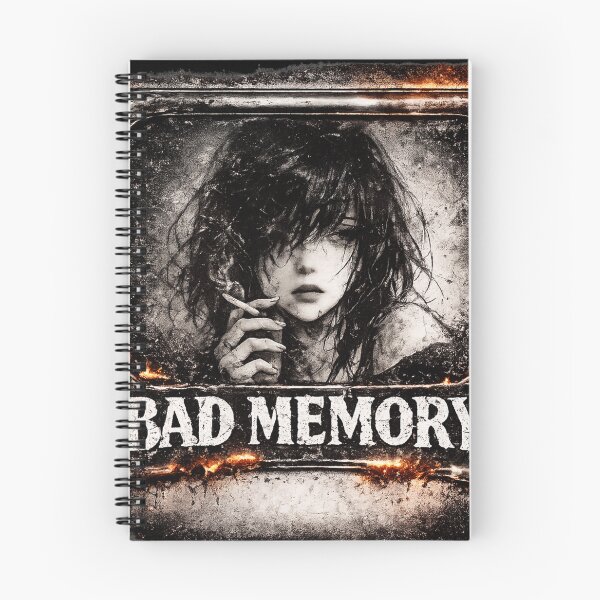 Item preview, Bad Memory Grunge Aesthetic Graphic Design designed and sold by Sksticker991.