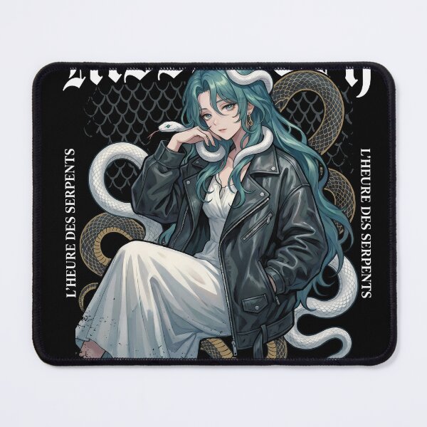Item preview, Hissabeth Reverse 1999 Silver Hair Snake Hair Portrait designed and sold by Senpaiwaves.