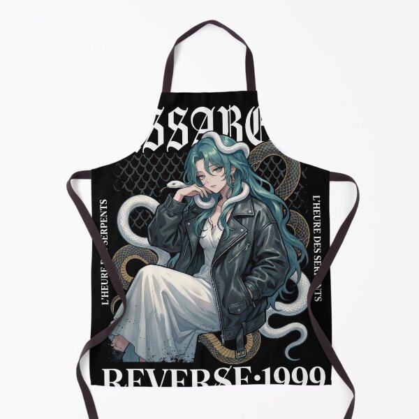 Item preview, Hissabeth Reverse 1999 Silver Hair Snake Hair Portrait designed and sold by Senpaiwaves.