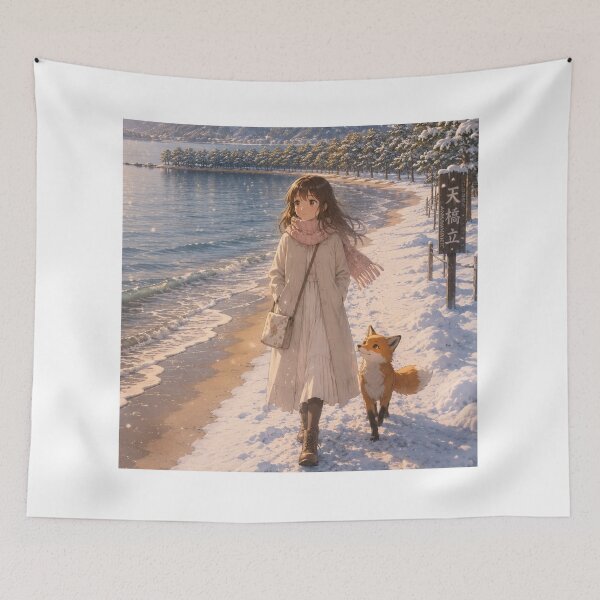 Item preview, Hana & Kitsu Winter Journey designed and sold by Hana &Kitsu Japan .
