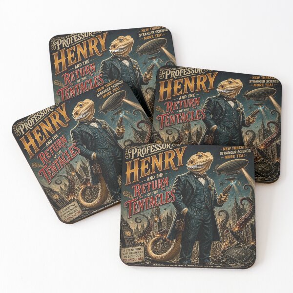 Item preview, Professor Henry and the Return of the Tentacles designed and sold by AikenDrum.