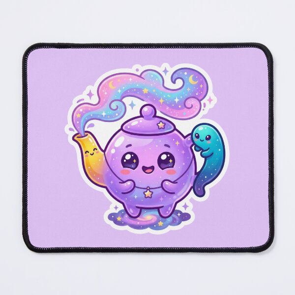 Item preview, Cute Galaxy Teapot with Magical Cosmic Steam designed and sold by Lamlamiu.