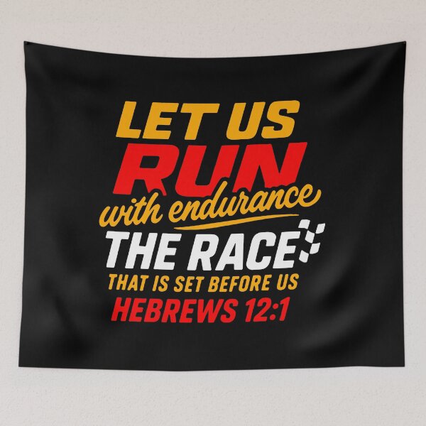 Item preview, Hebrews 12:1 Run With Endurance The Race That Is Set Before Us designed and sold by plushism.