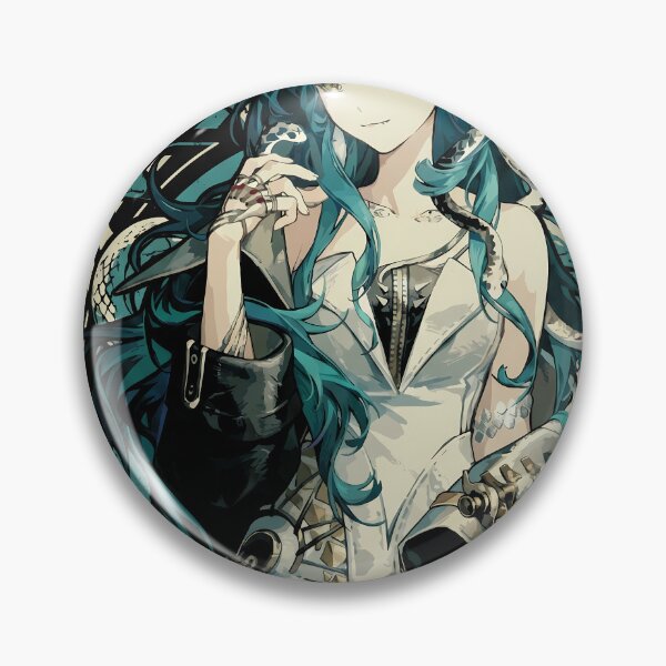 Item preview, Hissabeth Reverse 1999 Silver Hair Snake Hair Portrait designed and sold by Senpaiwaves.