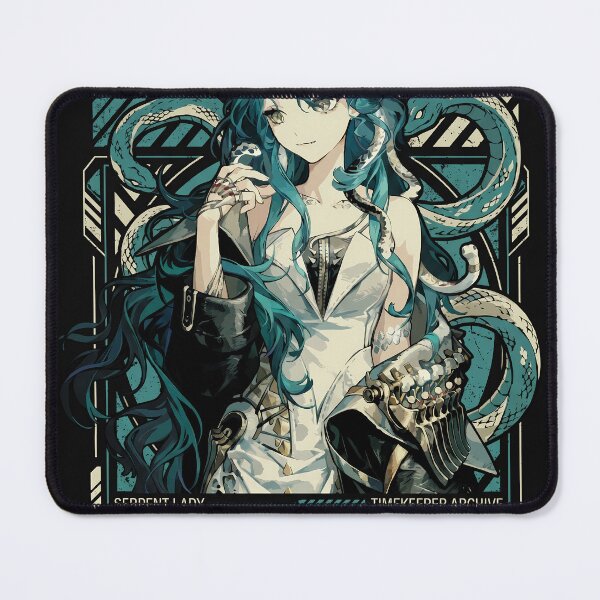 Item preview, Hissabeth Reverse 1999 Silver Hair Snake Hair Portrait designed and sold by Senpaiwaves.