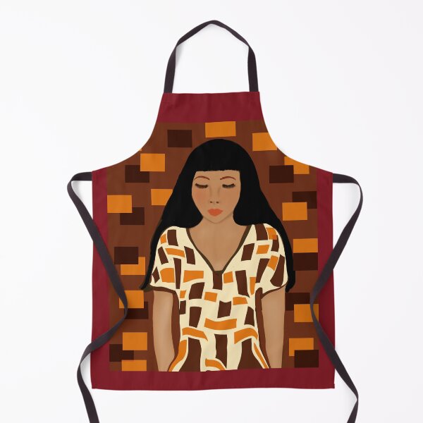Item preview, Woman in Geometric Patterned Dress designed and sold by Elaine M Hayward .