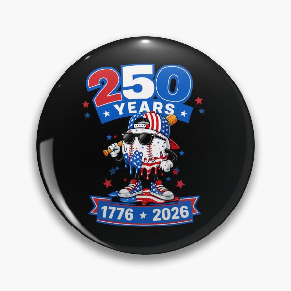 Item preview, Baseball Drip Ice Cream Boys 4th of July American USA Flag 250th designed and sold by cass-vale-lab.
