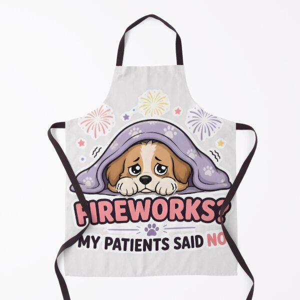 Item preview, Fireworks? My Patients Said No | Funny Veterinary July 4th Sticker designed and sold by Bettybee00.