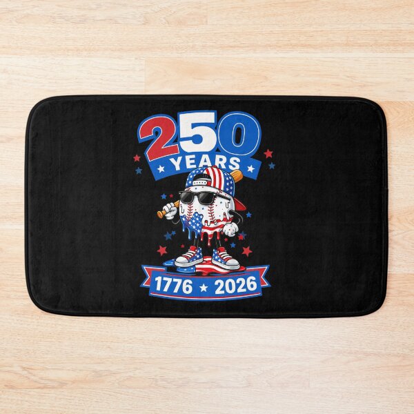 Item preview, Baseball Drip Ice Cream Boys 4th of July American USA Flag 250th designed and sold by cass-vale-lab.