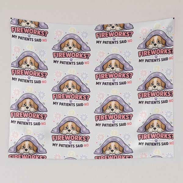 Item preview, Fireworks? My Patients Said No | Funny Veterinary July 4th Sticker designed and sold by Bettybee00.