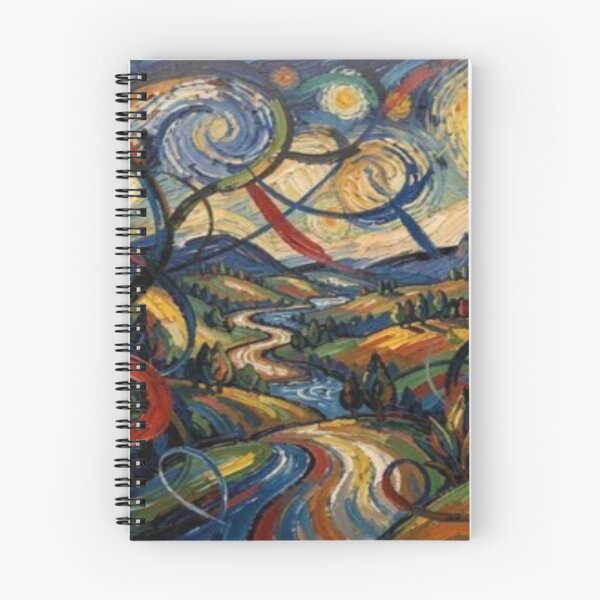 Item preview, Impressionistic gouache landscape with strong colors and dynamic brushstrokes. designed and sold by FotoworldEdel.