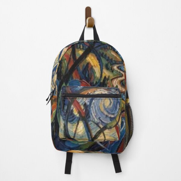 Item preview, Impressionistic gouache landscape with strong colors and dynamic brushstrokes. designed and sold by FotoworldEdel.