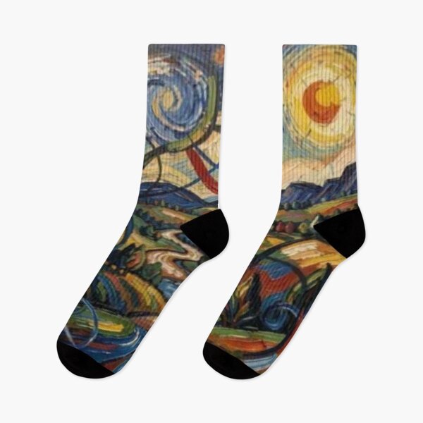 Item preview, Impressionistic gouache landscape with strong colors and dynamic brushstrokes. designed and sold by FotoworldEdel.