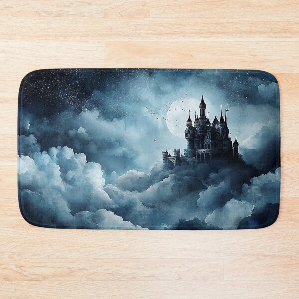 Item preview, Castle in Celestial Clouds Fantasy Art designed and sold by AtlantiqArt.