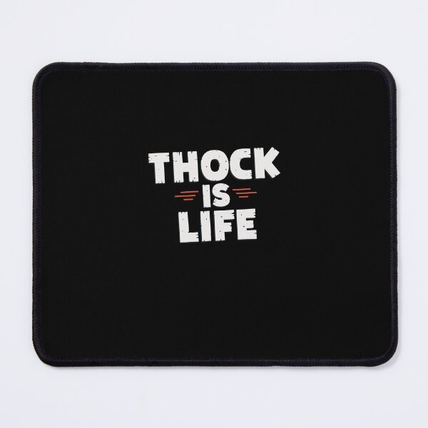 Item preview, Thock Is Life - Mechanical Keyboard Nerd Typography designed and sold by DONT ASK CLUB.