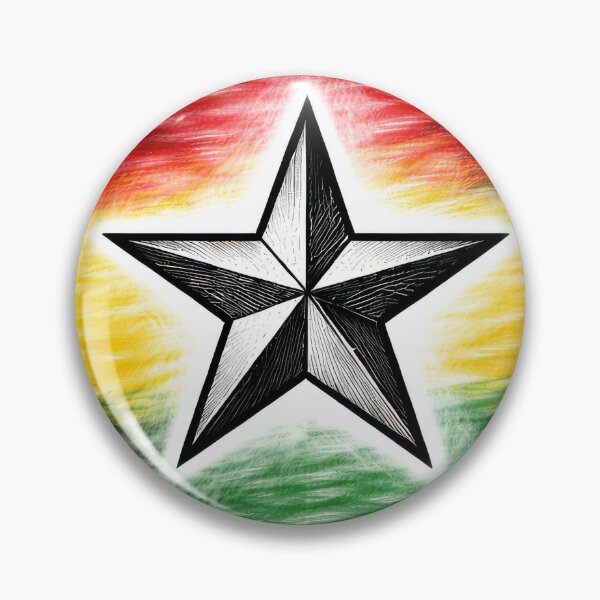 Item preview, Black Star of Freedom designed and sold by cryolith7454.