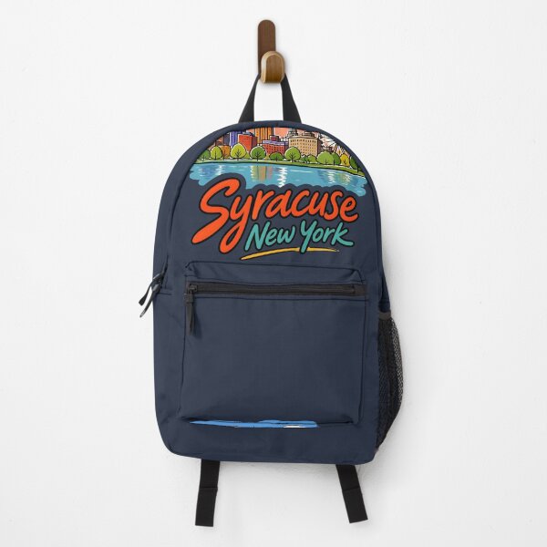 Item preview, Syracuse New York Cute Retro Cityscape Pastel Skyline designed and sold by HowToCanadian.