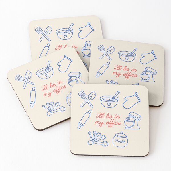 Item preview, I'll be in my office, baking designed and sold by BritishDelights.