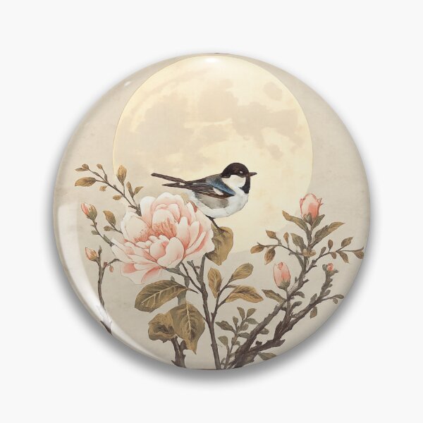 Item preview, Moonlit Blossom Bird designed and sold by mellow-koko.