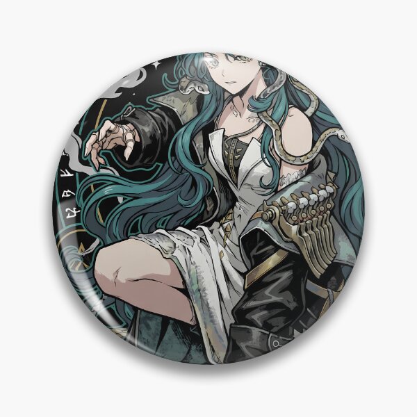 Item preview, Hissabeth Reverse 1999 Silver Hair Snake Hair Portrait designed and sold by Senpaiwaves.