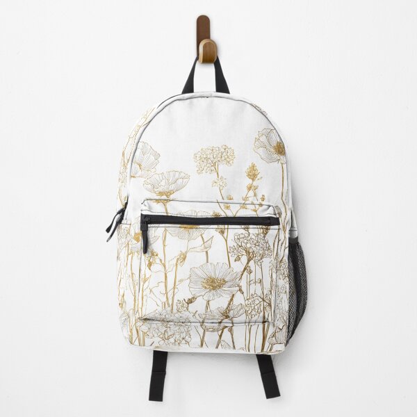 Item preview, Gold Blooming Meadow Wildflowers Floral Pattern designed and sold by GrinGalore.