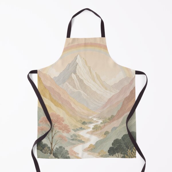 Item preview, Mountain Landscape Pastel Rainbow Nature designed and sold by Lizetteh.