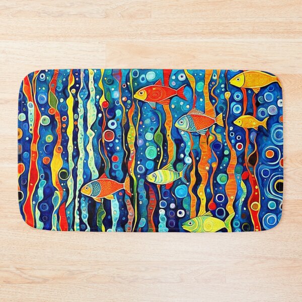 Item preview, Fish among seaweed designed and sold by George Hutton Hunter.