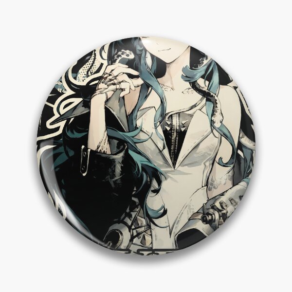 Item preview, Hissabeth Reverse 1999 Silver Hair Snake Hair Portrait designed and sold by Senpaiwaves.
