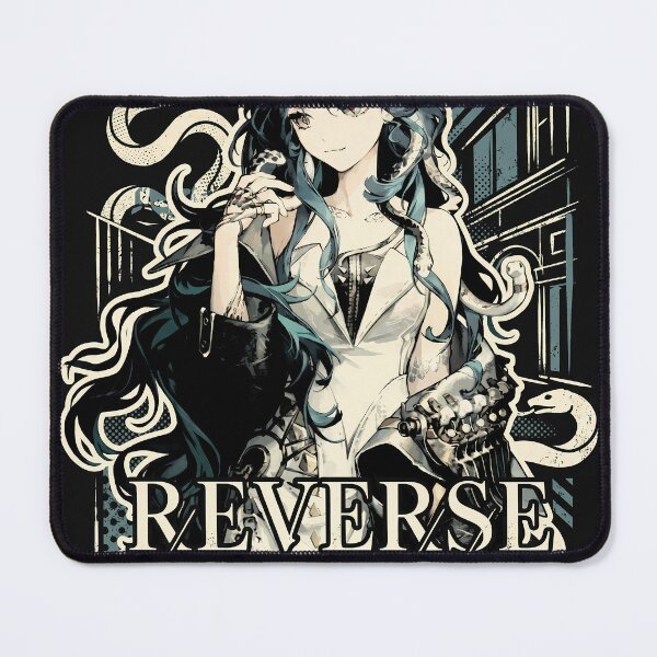 Item preview, Hissabeth Reverse 1999 Silver Hair Snake Hair Portrait designed and sold by Senpaiwaves.