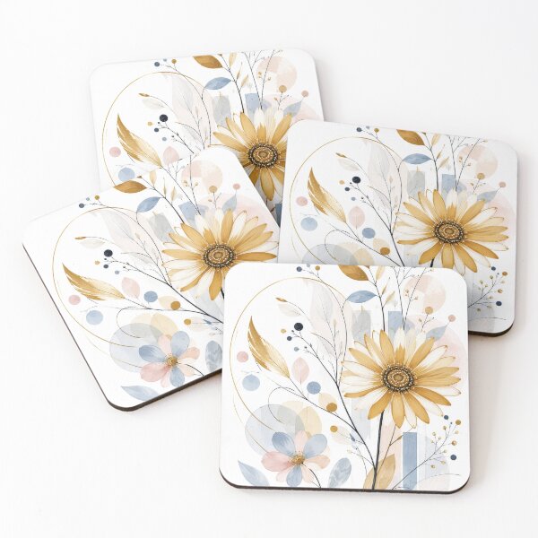 Item preview, Modern Botanical Abstract Flowers designed and sold by Lizetteh.